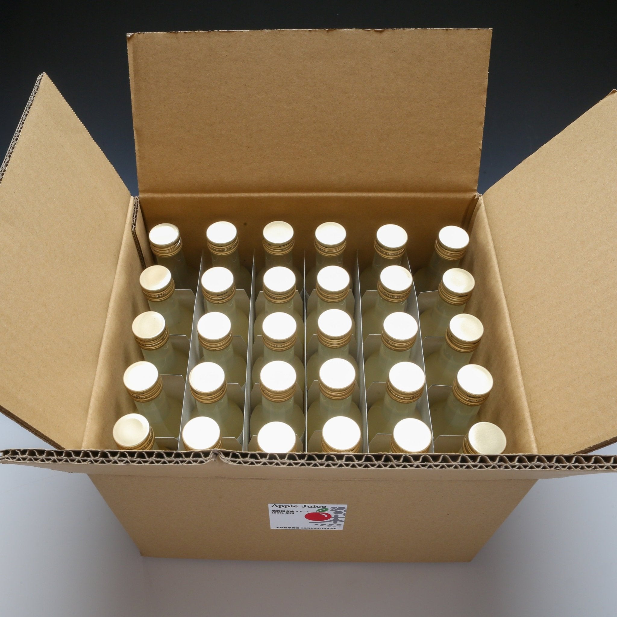 りんごジュース180ml 30本セット - 木戸脇果樹園 オーチャードハウス