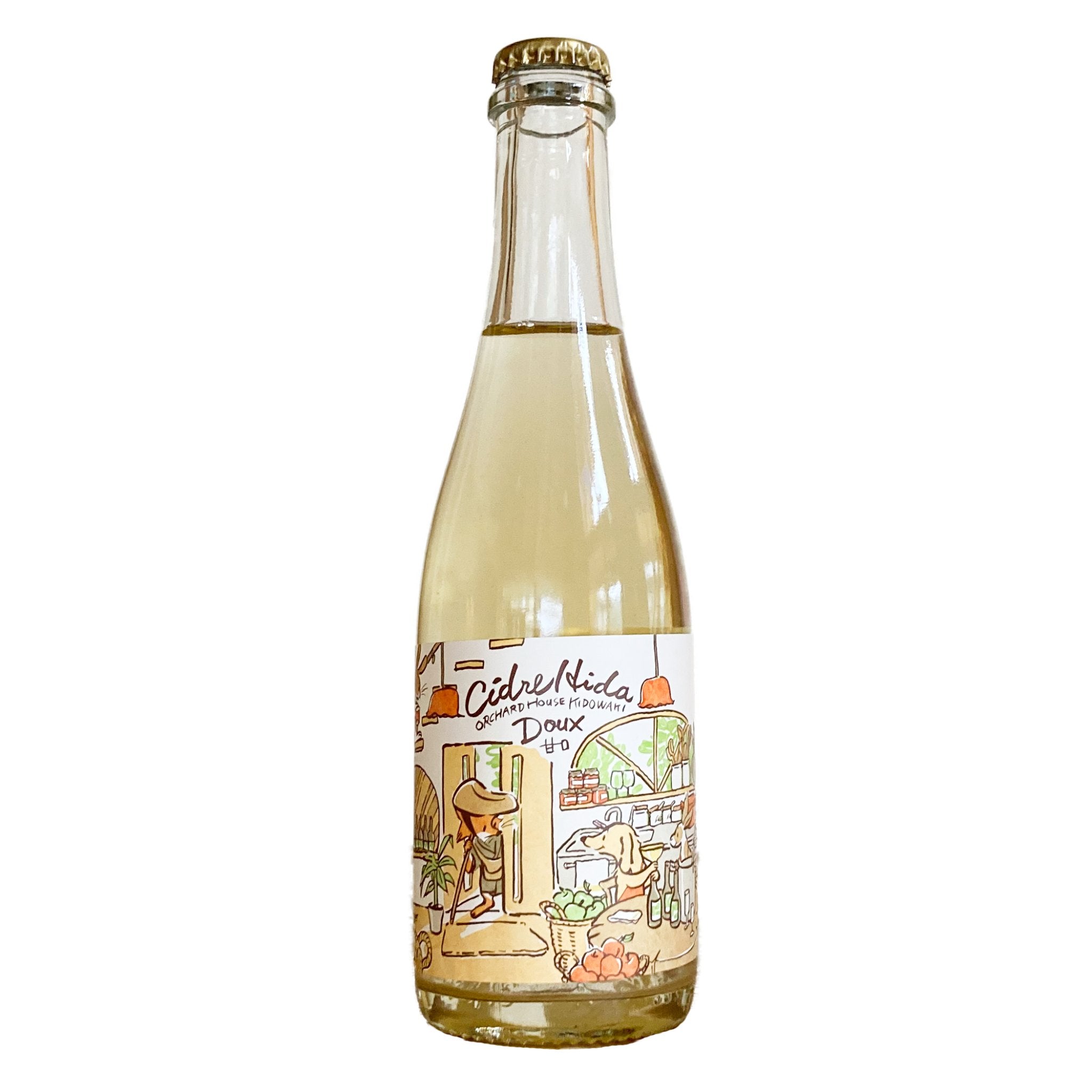 Cidre Hida(シードル飛騨)Doux・甘口 375ml・ハーフボトル - 木戸脇果樹園